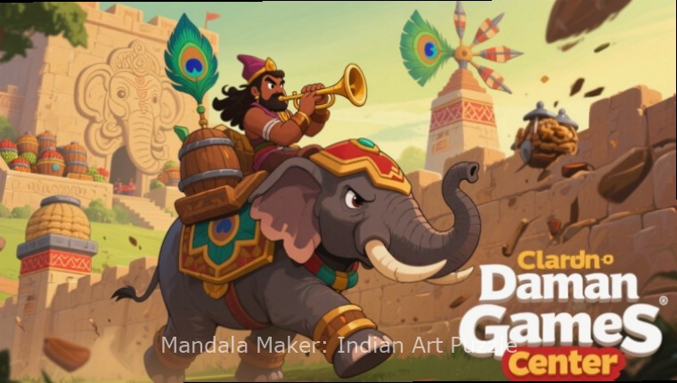 Mandala Maker: Indian Art Puzzle - Community Event Mandala Maker: Indian Art Puzzle community event in Mumbai with players creating traditional rangoli designs alongside the game's digital mandalas